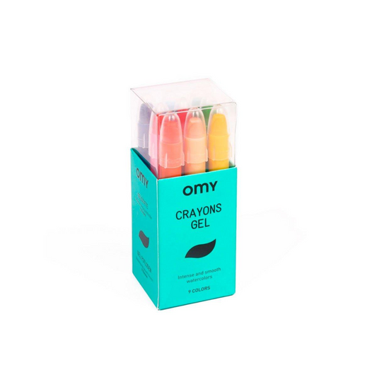Crayones gel 9 unidades Omy