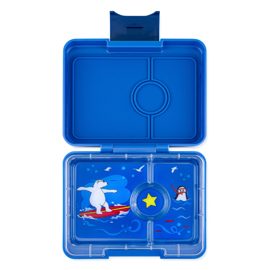 Fiambrera Yumbox Snack Surf Blue Polar Bear