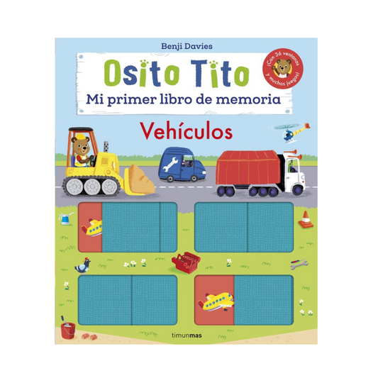 Osito Tito. Mi primer libro de memoria - Vehículos