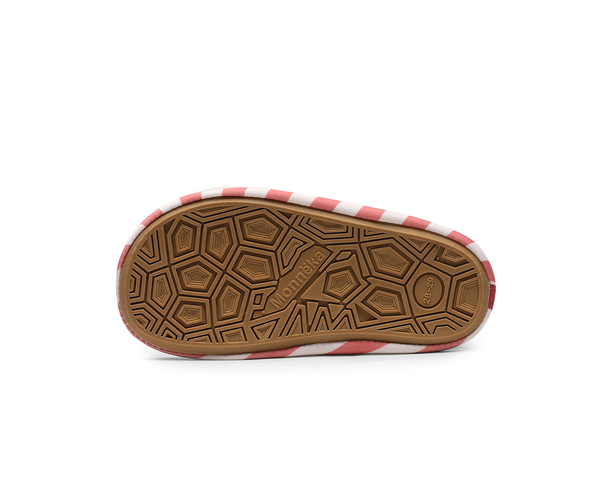 Escarpines Monnëka Tutete - Stripes Bloom & Blush