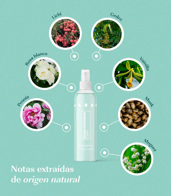 Colonia natural sin alcohol, parabenos ni ftalatos - Green Cornerss