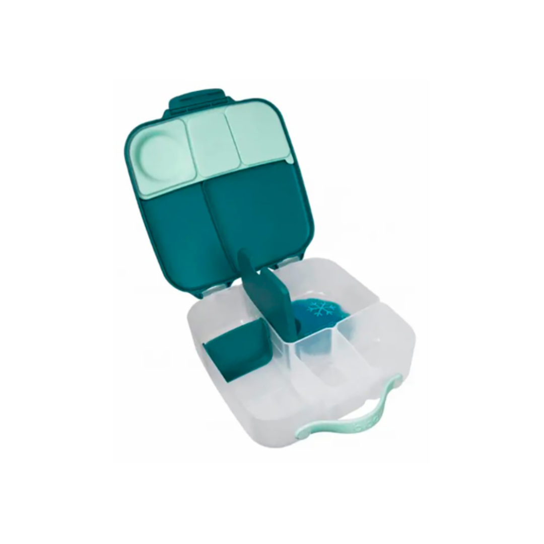 Caja Almuerzo con Gel Refrigerante Verde Esmeralda b.box