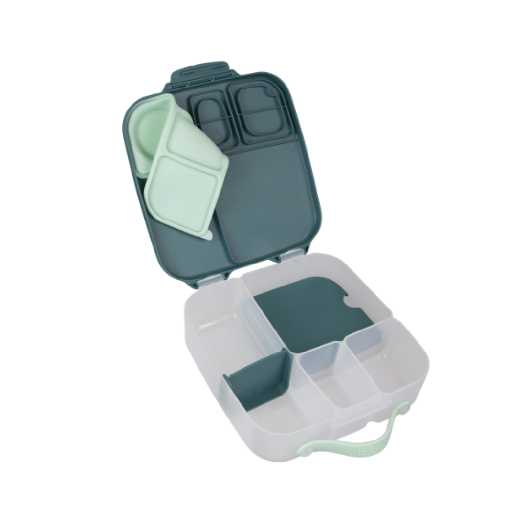 Caja Almuerzo con Gel Refrigerante Verde Esmeralda b.box