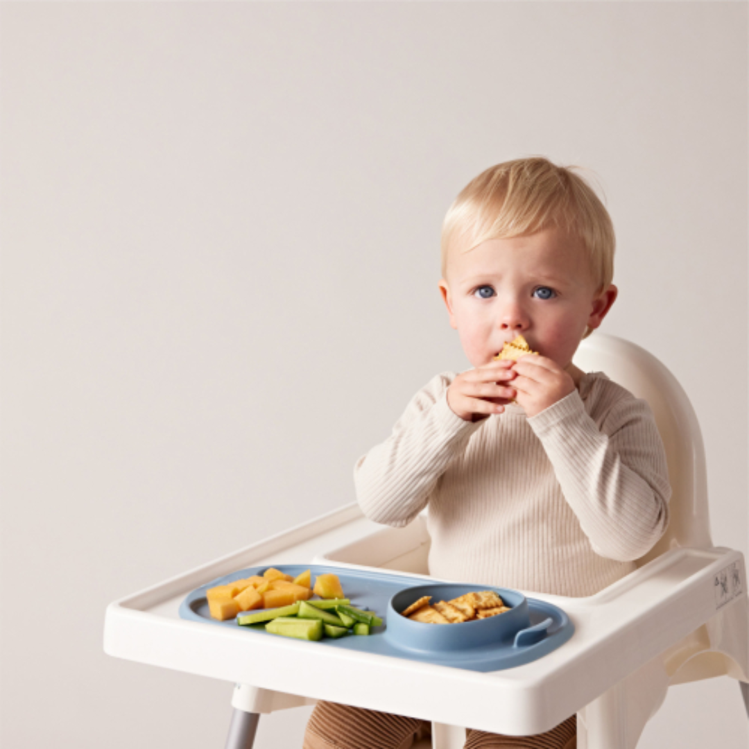 Bandeja Silicona Roll + Go con cuchara Ocean b.box