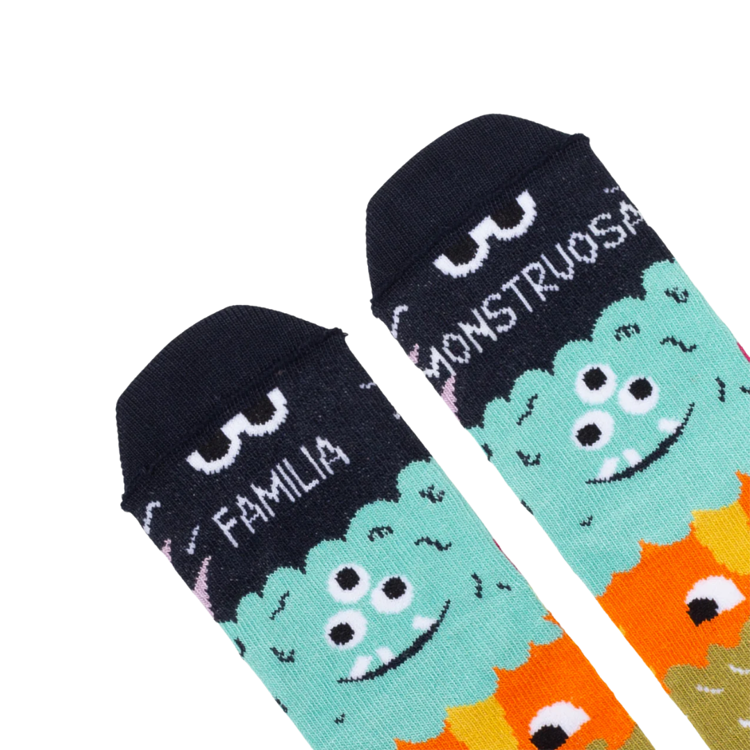 Calcetines Mini "Familia Monstruosa"
