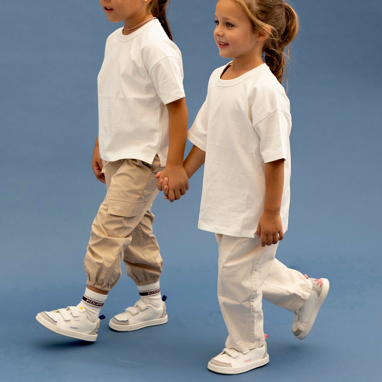 Deportivas Kids Koops - Rafi Blanco Rosa