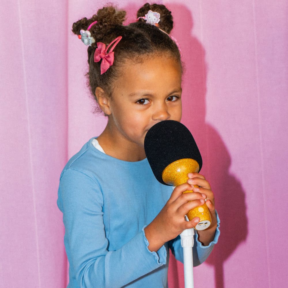 Pie de micrófono Lalarma - Blanco