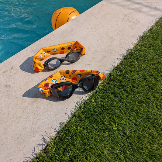 Gafas de Natación con turbante Fun Water - Infantil Negro/ Deportes