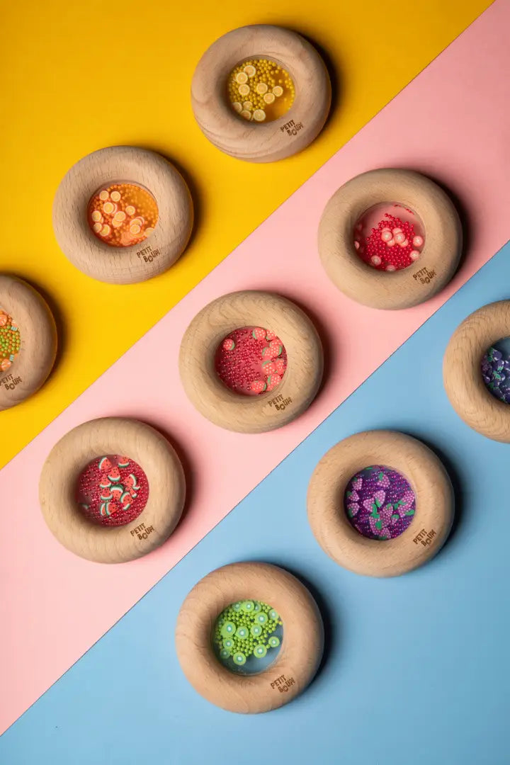 Sonajero Sensorial Donut Carrots - PETIT BOUM