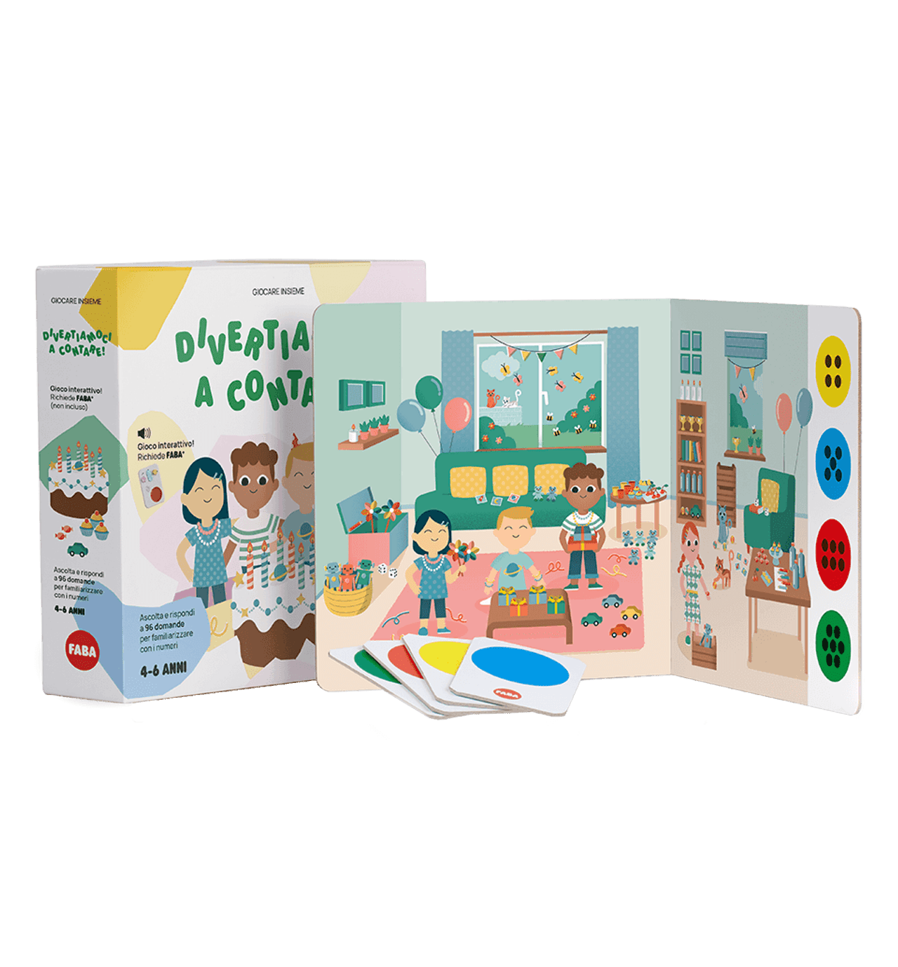 Juego interactivo, ¡Qué divertido es contar juntos! -FABA-