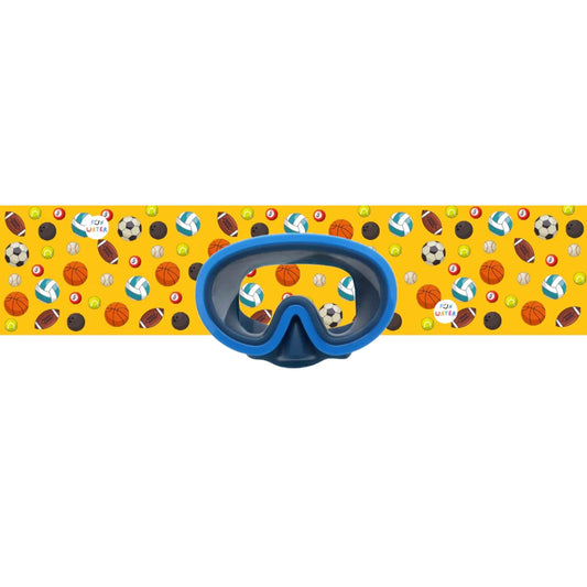 Gafas de Buceo con turbante Fun Water - JuniorMask Azul oscuro / Deportes