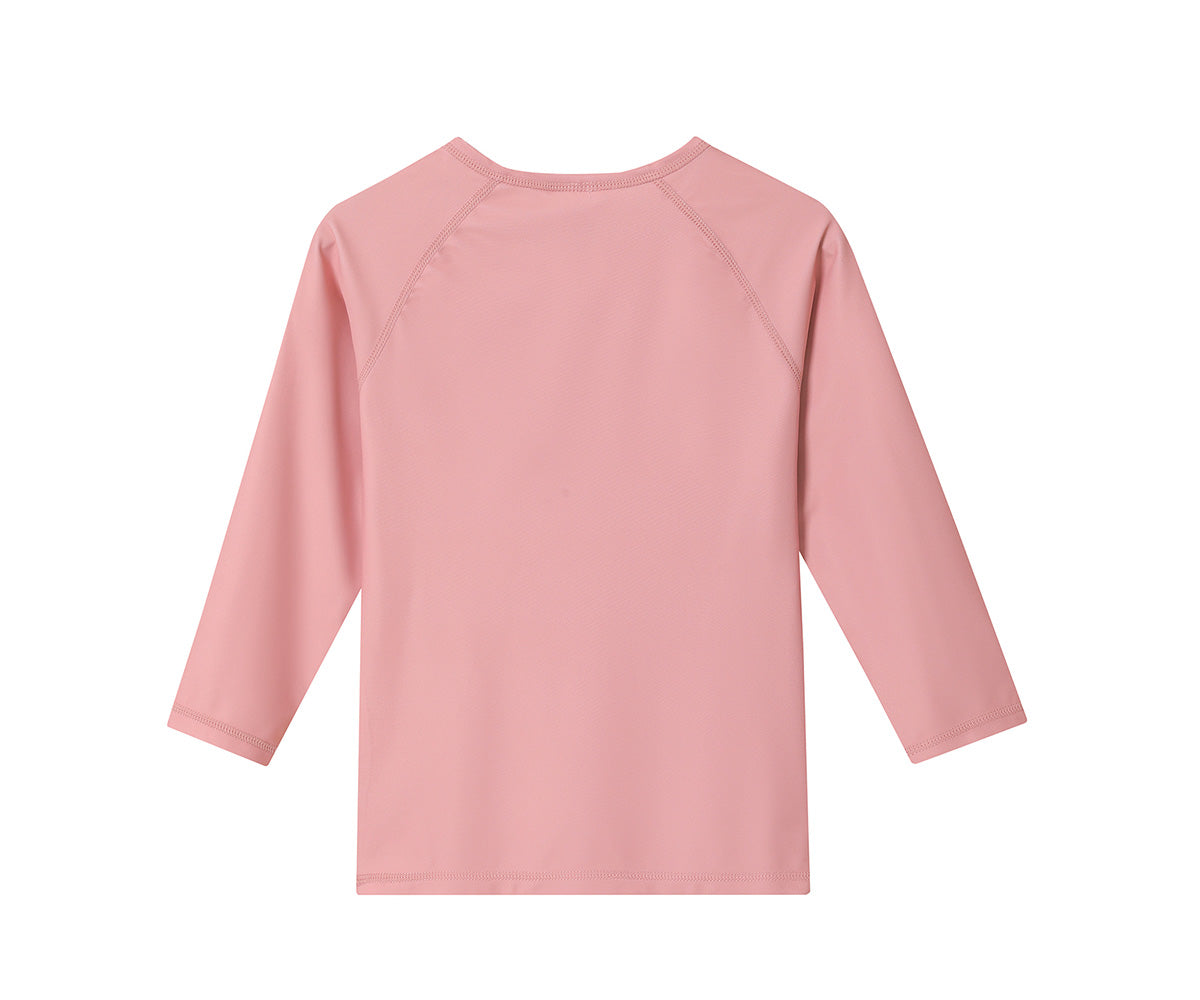Camiseta Protección Solar manga larga Monnëka Tutete - Whale Pink