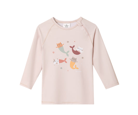 Camiseta Protección Solar manga larga Monnëka Tutete - Mermaid Cats