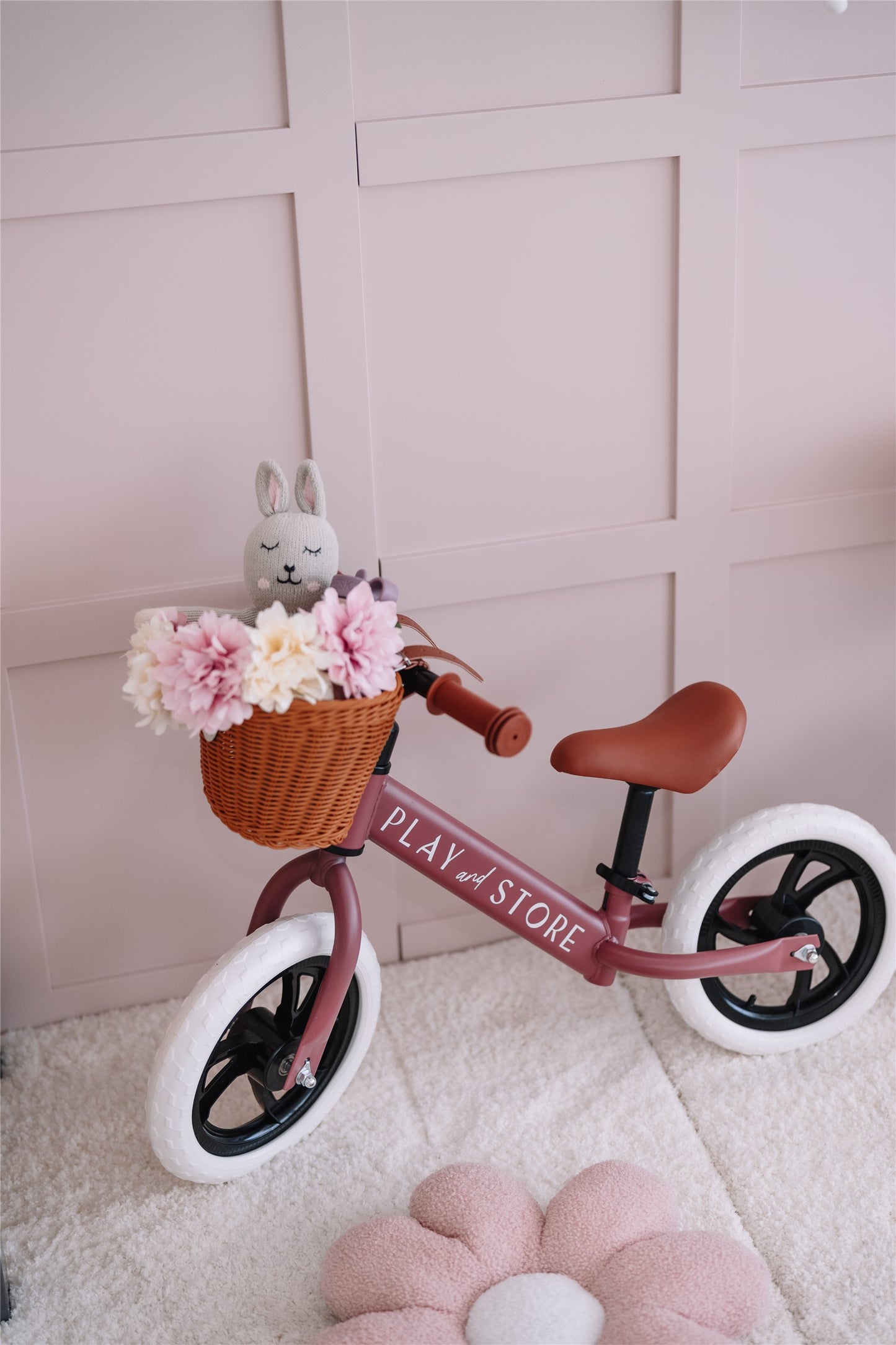 Bici sin pedales Play and Store - Premium Cherry