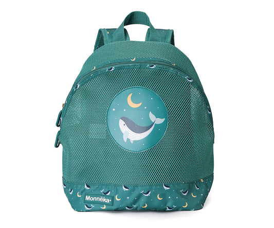 Mochila Playa Infantil Antiarena Monnëka Tutete - Whale Teal