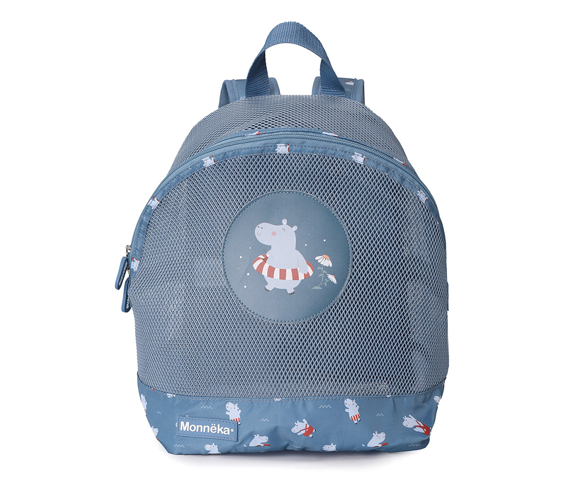 Mochila Playa Infantil Antiarena Monnëka Tutete - Hippos