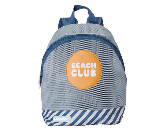 Mochila Playa Infantil Antiarena Monnëka Tutete - Stripes Blues & Beyond