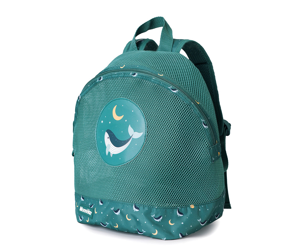 Mochila Playa Infantil Antiarena Monnëka Tutete - Whale Teal