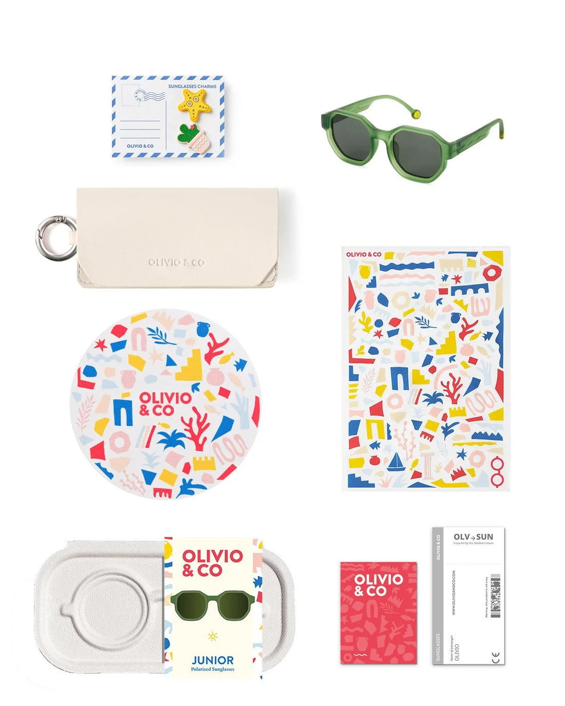 Gafas de Sol OLIVIO & CO -  Junior Creative Edition #D Olive Green