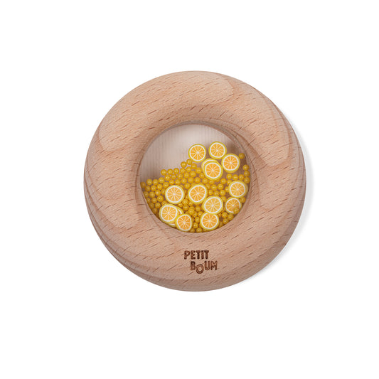 Sonajero Sensorial Donut Lemons - PETIT BOUM