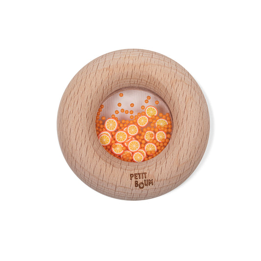 Sonajero Sensorial Donut Oranges - PETIT BOUM