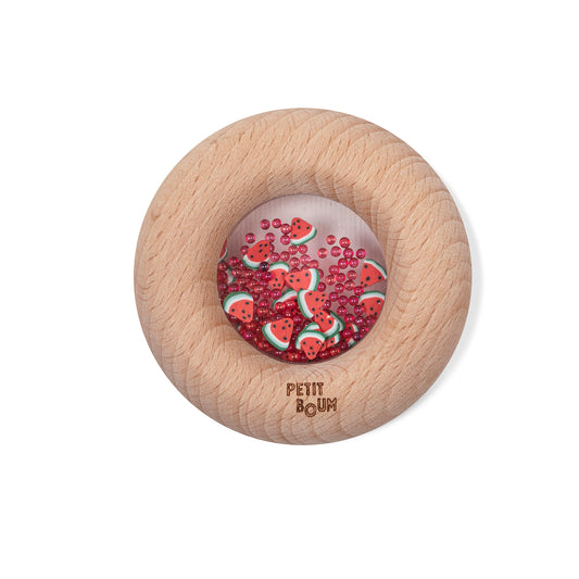 Sonajero Sensorial Donut Watermelon - PETIT BOUM