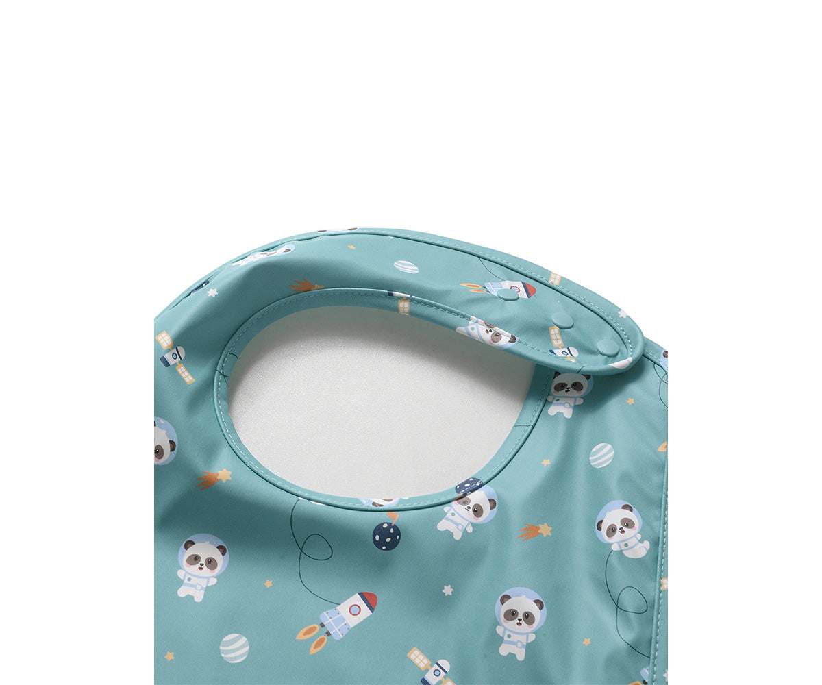 Babero impermeable Tutete Pandas in Space