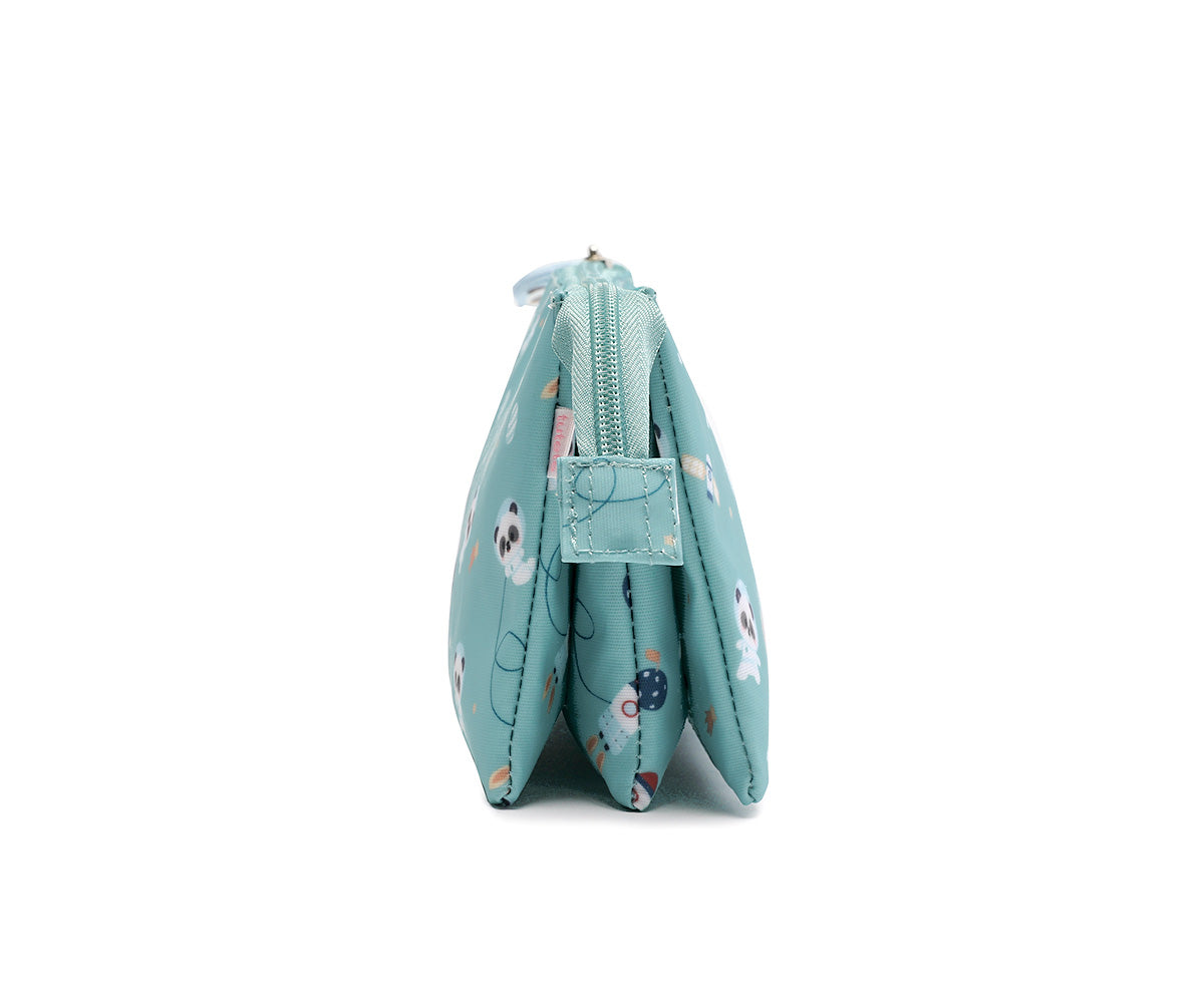 Estuche con 3 compartimentos Tutete Pandas in Space