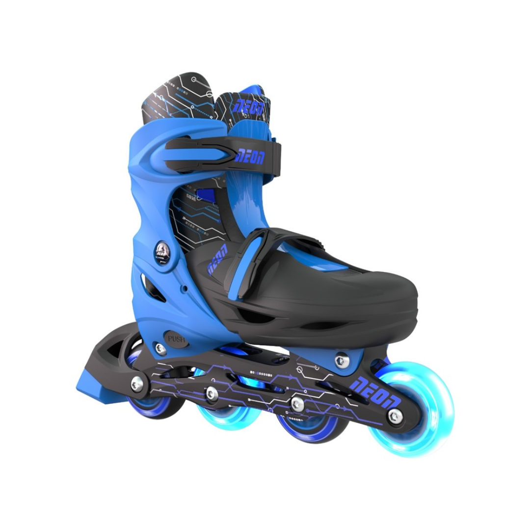 Patines Combo Neón Azul Yvolution