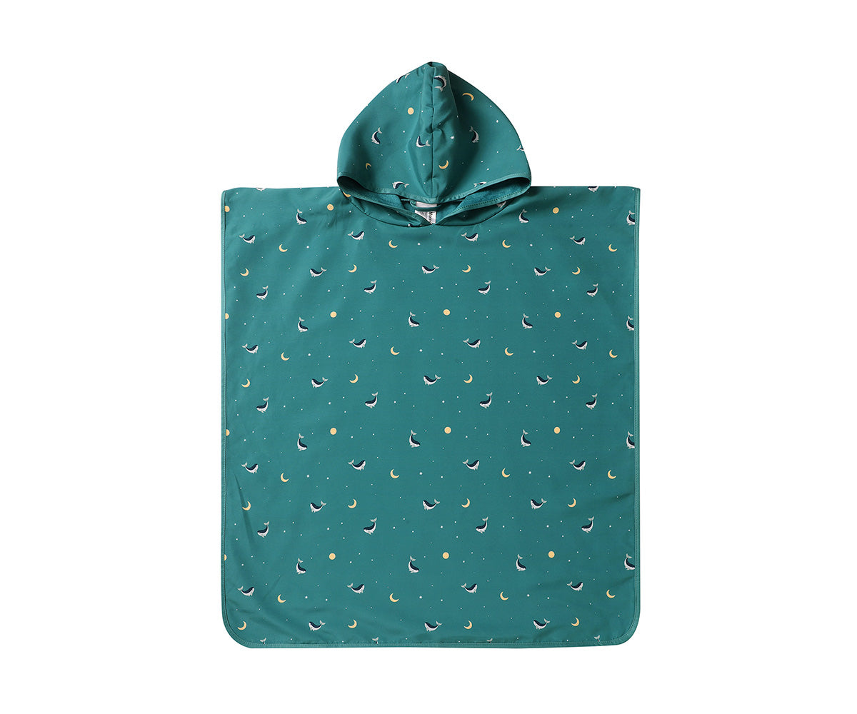 Poncho de Playa Monnëka Tutete - Whale Teal