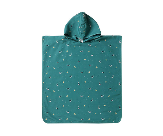 Poncho de Playa Monnëka Tutete - Whale Teal