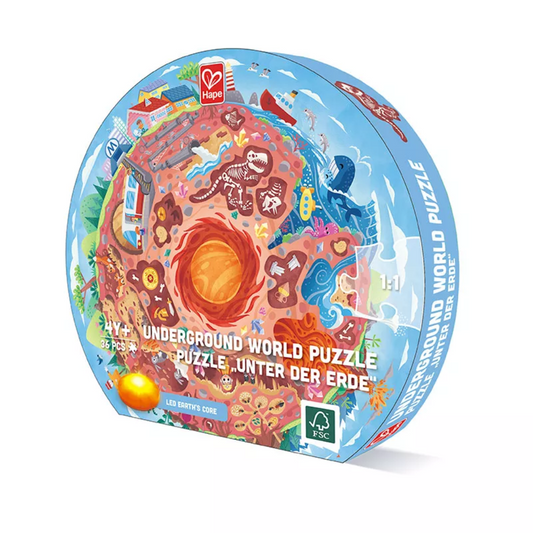 Puzzle 36 piezas Mundo Subterraneo - Hape