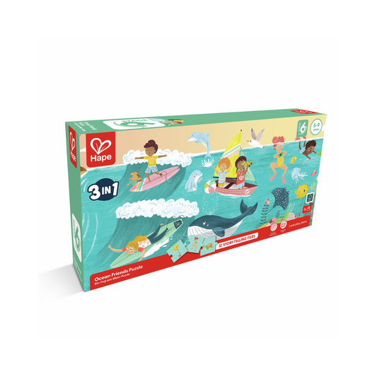 Puzzle Amigos del mar - Hape