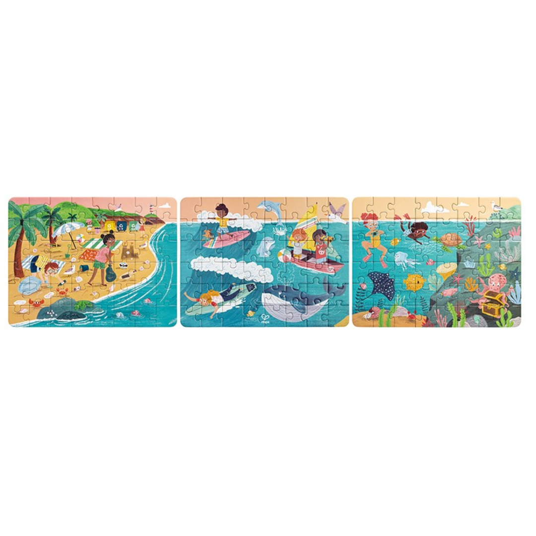 Puzzle Amigos del mar - Hape