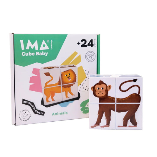 ImaCube Baby Animales 4 piezas Braintoys