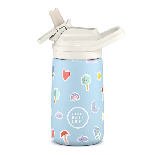 Botella térmica 350ml Cool Bottles - Kiddies Rainbow Clouds