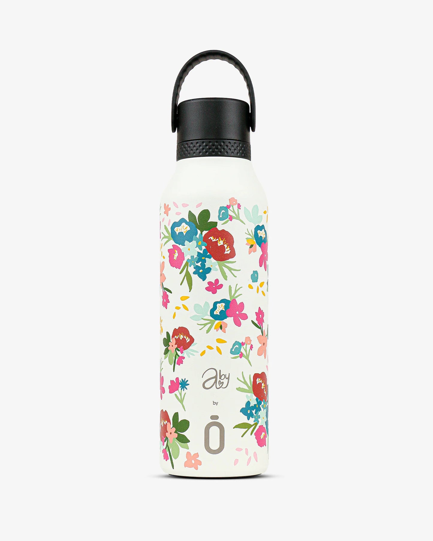 Botella térmica 600ml Runbott - Mii 60 Abigail Morales - Bouquet Cream