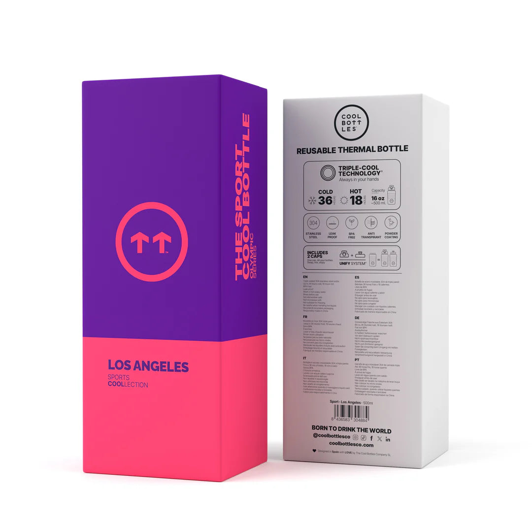 Botella térmica deportiva 500ml Cool Bottles - Los Angeles