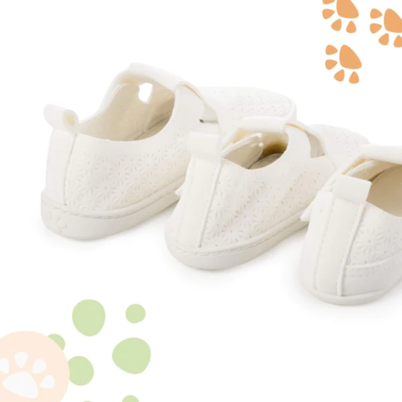 Sandalias troqueladas Baby Lobitos - White