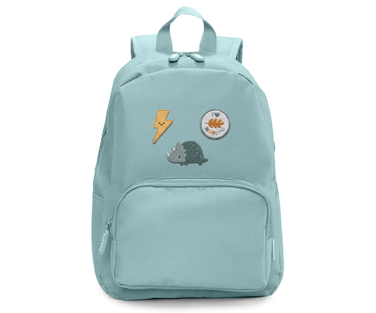 Mochila mediana Solid Green + 6 parches autoadhesivos Nature - Tutete