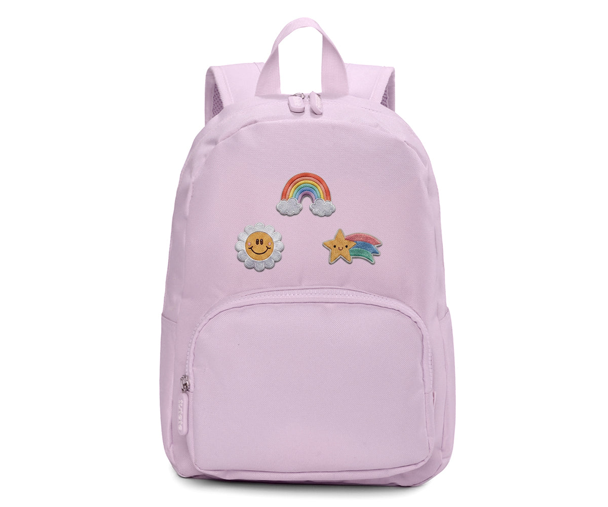 Mochila mediana Solid Lavander + 6 parches autoadhesivos Happy Day - Tutete