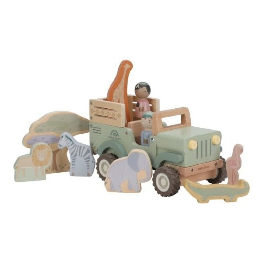 Coche safari con animales Little Dutch - Safari Friends