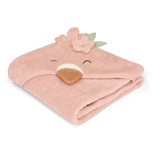 Toalla capa de baño 75x75 Little Dutch - Flamenco Rosa