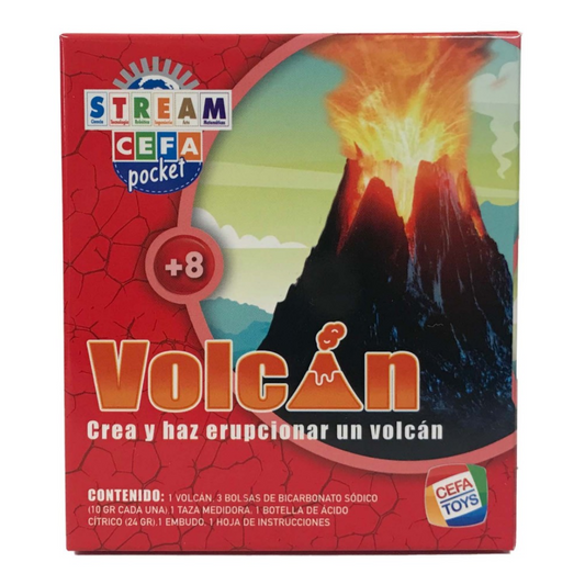 EXPERIMENTOS CIENCIA DE BOLSILLO CEFA - VOLCAN