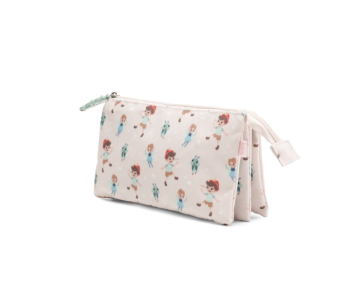 Estuche con 3 compartimentos Tutete The Wooden Boy