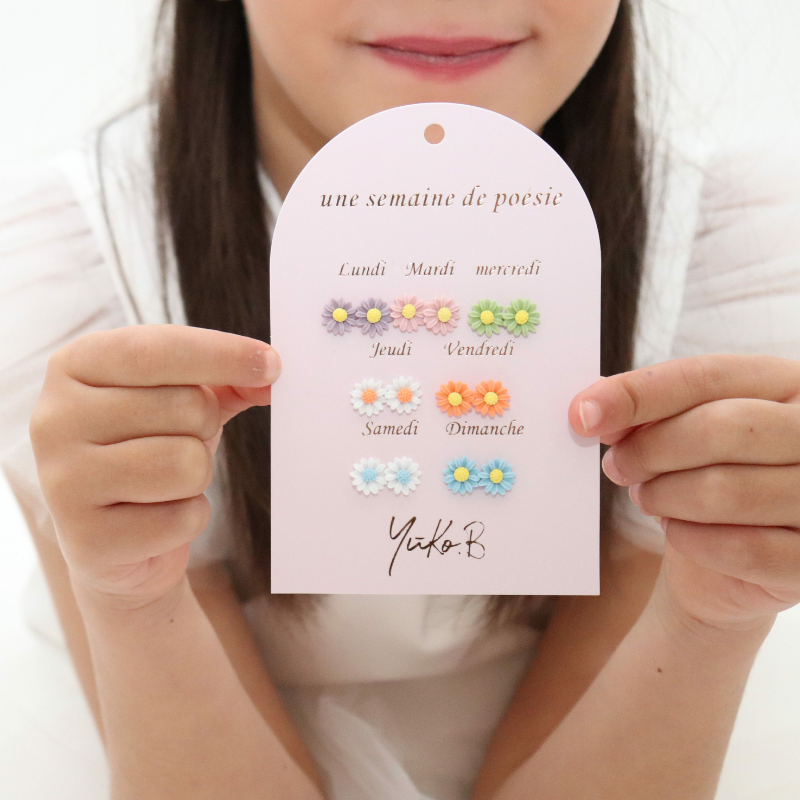 Pack de 7 Pendientes Yuko.B Flores