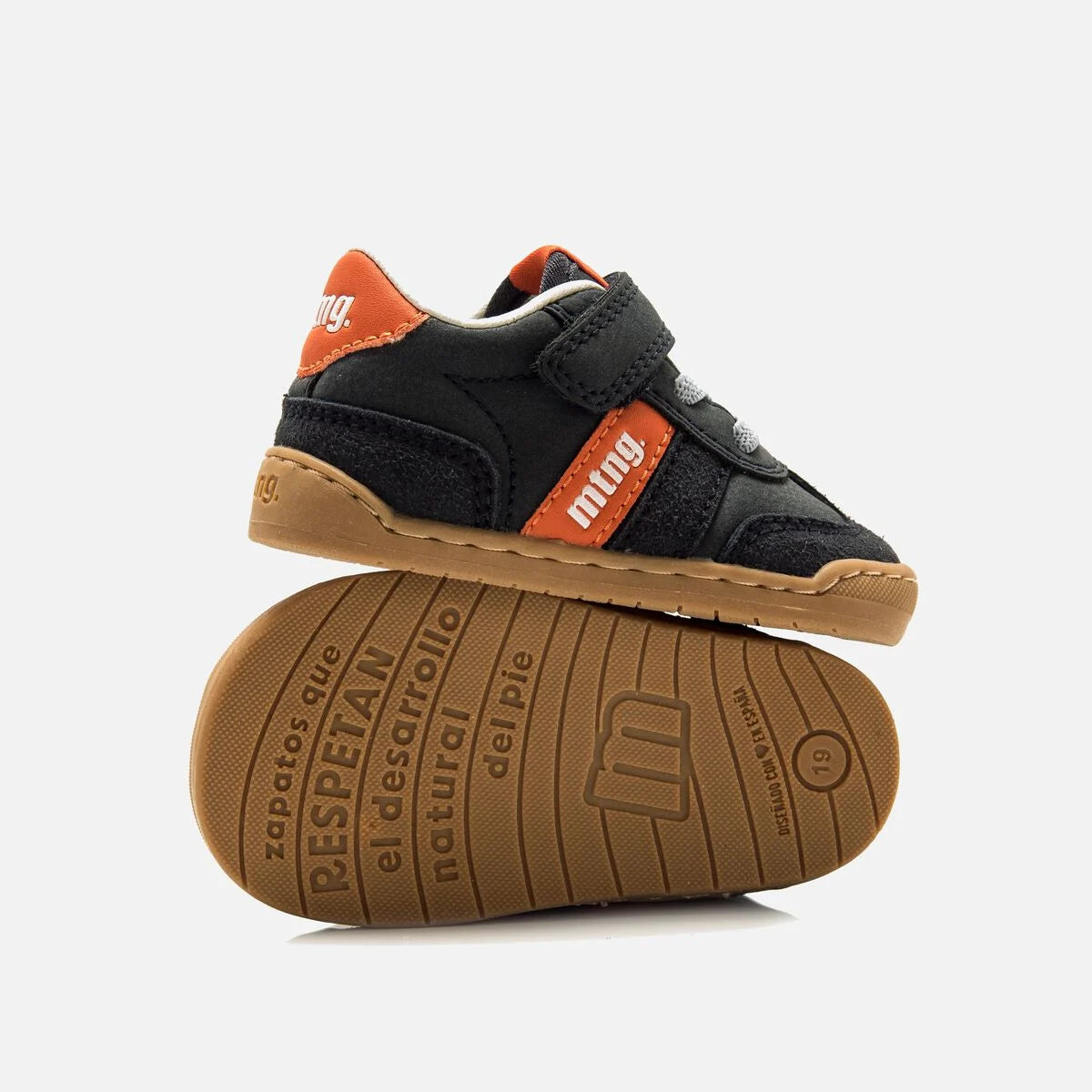 Deportivas Baby Mustang - Free Losfo Naranja