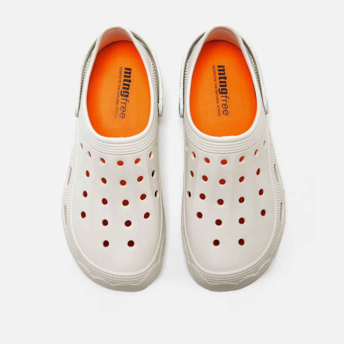 Zuecos para hombre Mustang - Free EVACARE OFF WHITE