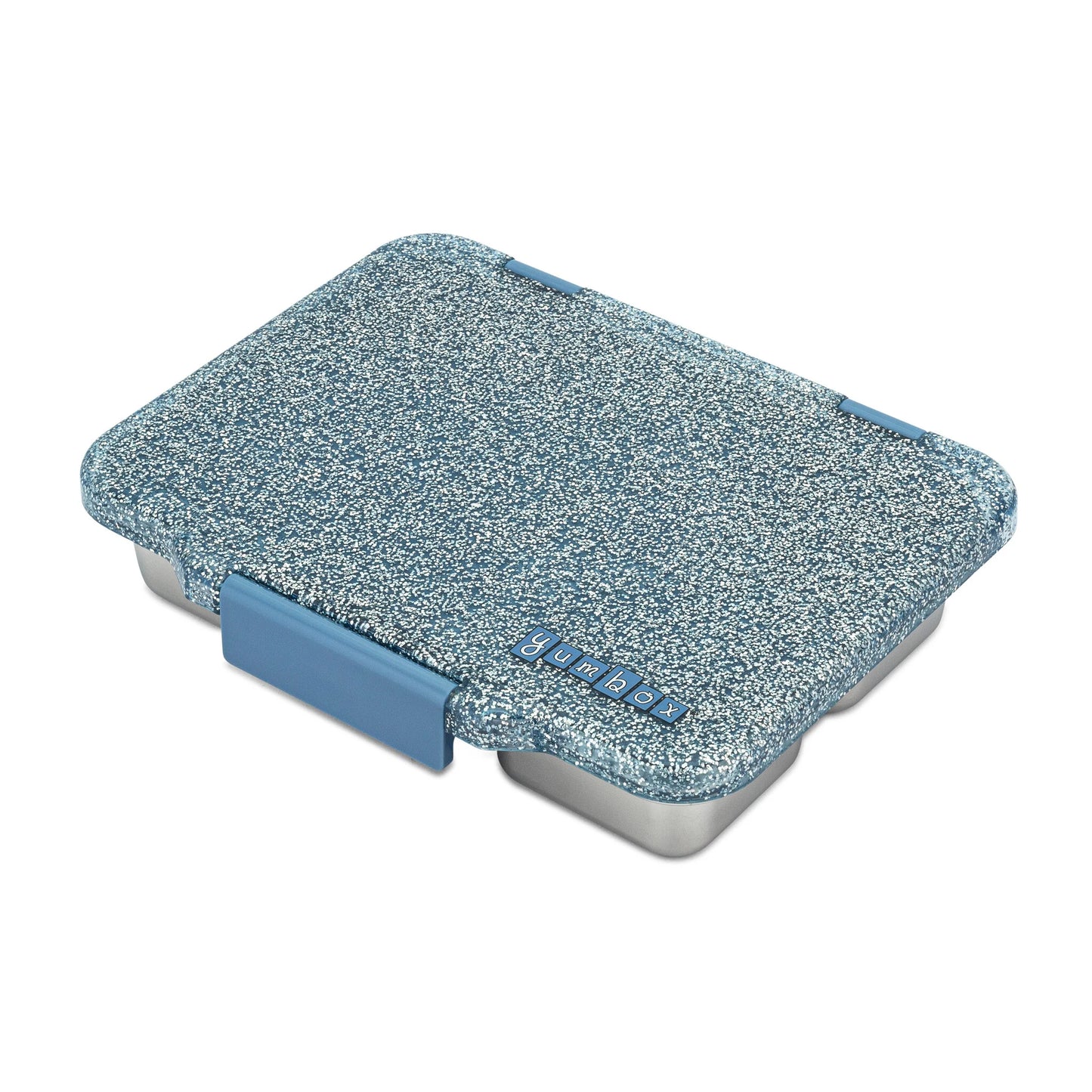 Fiambrera Yumbox acero inox Paris Blue Glitter