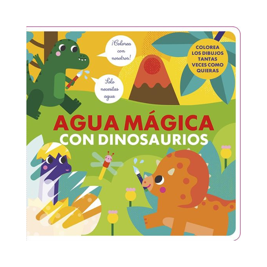 Agua mágica con dinosaurios